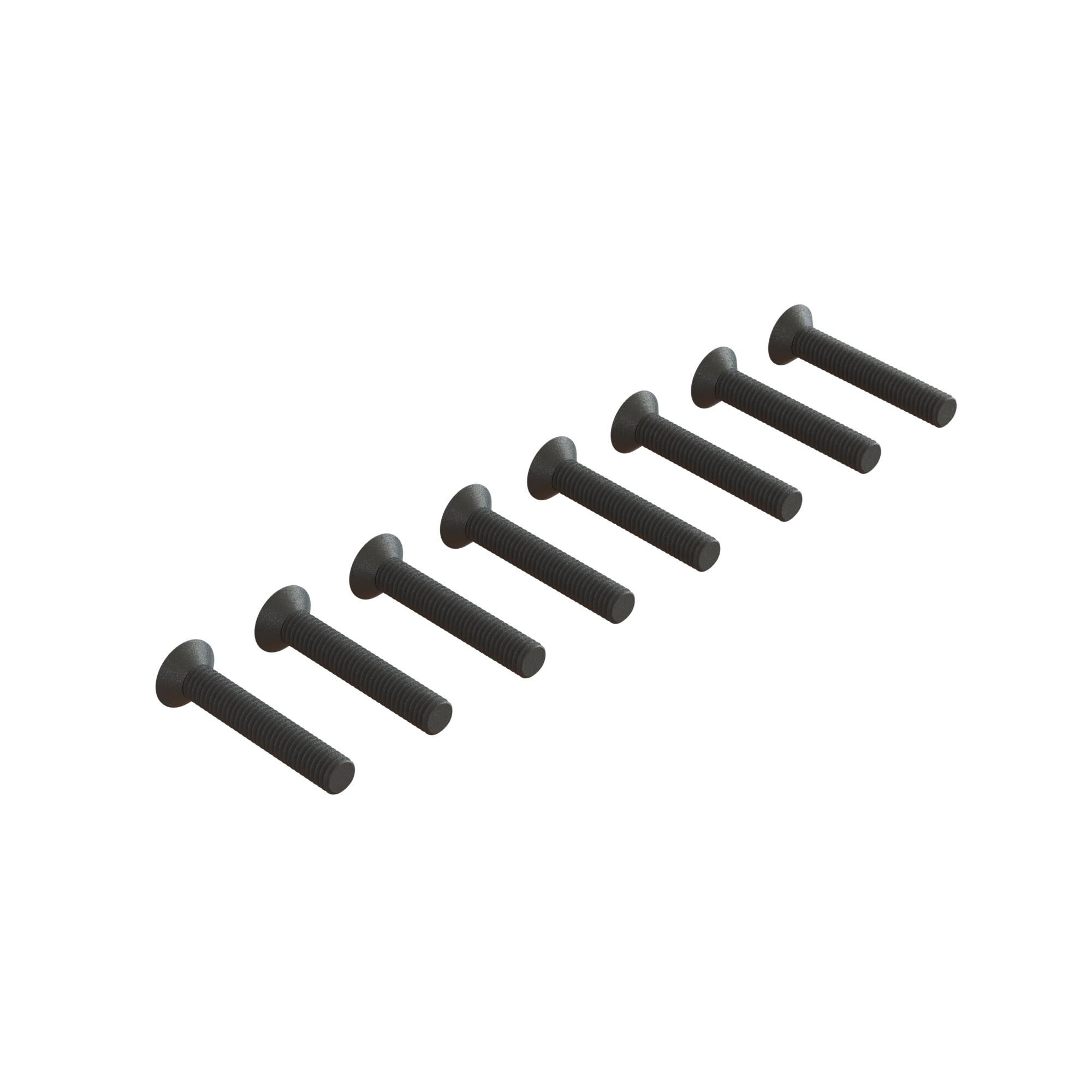 Arrma ARA722318 Flat Head Hex Machine Screw M3x18mm (10)