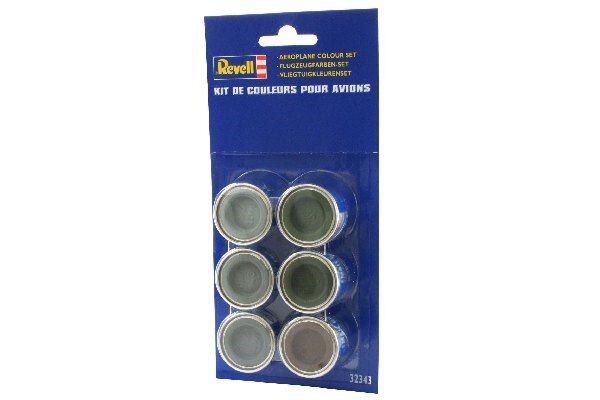 Revell 32343 Enamel Aircraft colour set 6x14ml