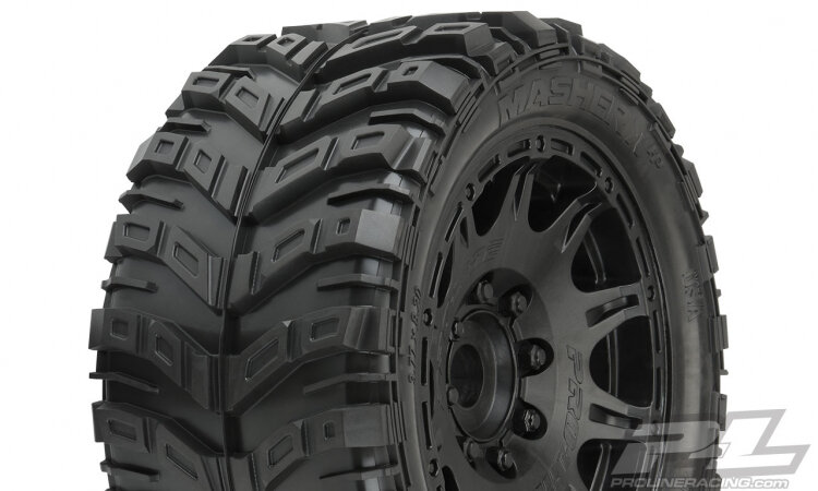 Pro-Line Däck & Fälg Masher X HP All Terrain BELTED  (2) för X-MAXX