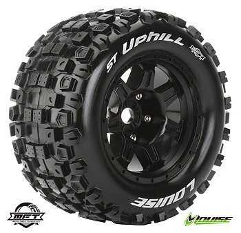 LOUISE RC WORLD LT3326BH Däck & Fälg ST-UPHILL 3,8" Svart MFT 1/2-Offset (2)