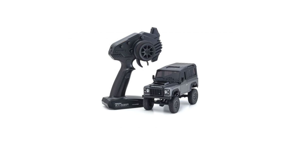 Kyosho 32526GM Mini-Z 4X4 MX-01 Land-Rover Defender Autobiography G-BK (KT531P) - 3