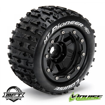 LOUISE RC WORLD LT3329SB Däck & Fälg MT-PIONEER Maxx Soft Svart (MFT) (2)