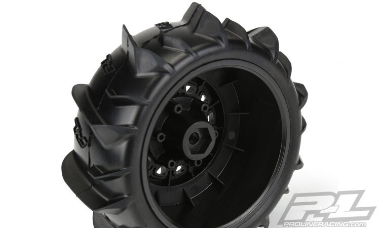 Proline Däck & Fälg SC Dumont Paddle / Raid Fälg Slash 2WD/4x4 - 4