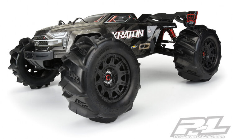 Proline Däck & Fälg 3.8´ Dumont Paddle / Raid Truck Fälg 17mm (2)´ - 6