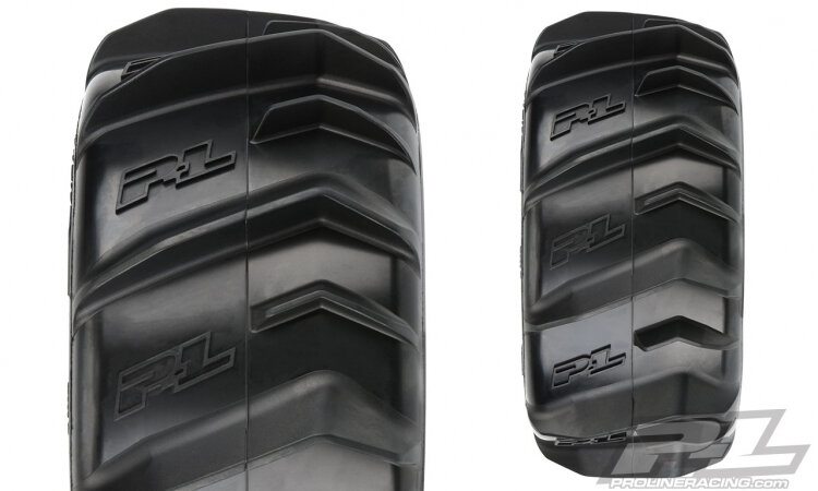 Proline Däck & Fälg 3.8´ Dumont Paddle / Raid Truck Fälg 17mm (2)´ - 2