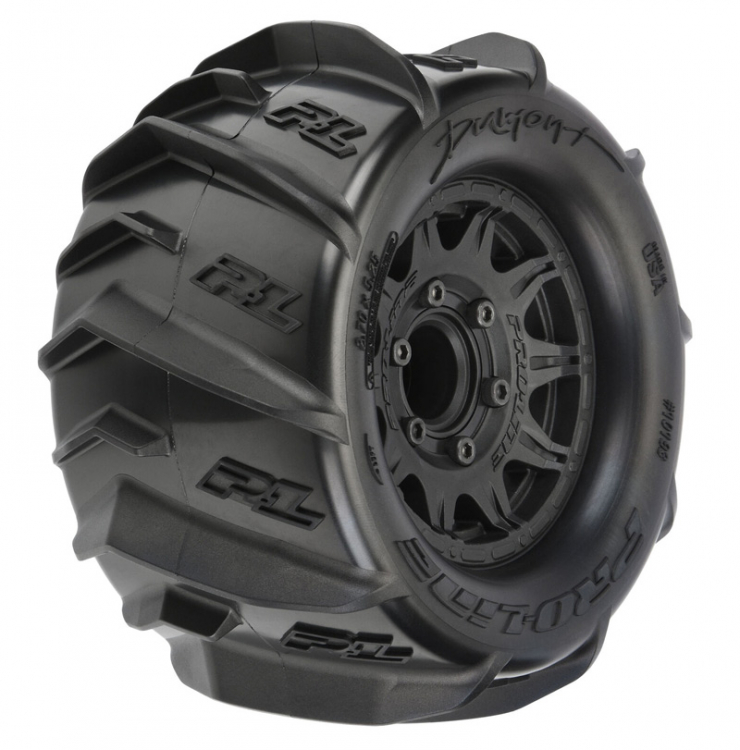 Proline Dumont 2.8´ Sand/Snö Däck & Fälg 6x30 Removable Hex (2) för Stampede® 2w