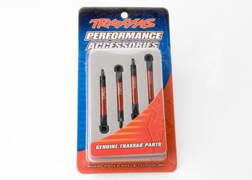 Traxxas 7018X Stötstång Fjädring Alu Röd (4)  1/16 Slash