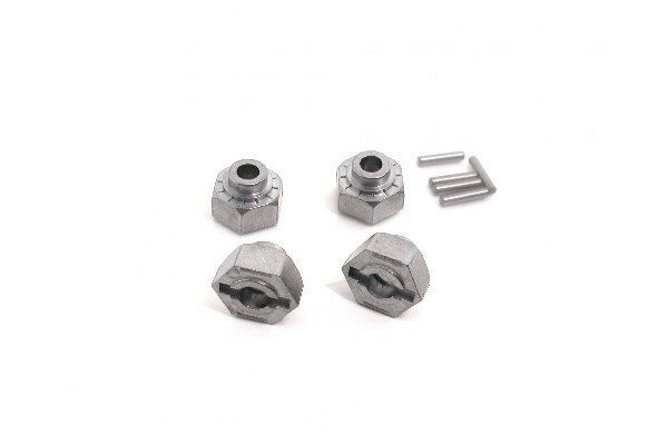 HPI HP86349 Hex Wheel Hub 12Mm (Silver/4Pcs)