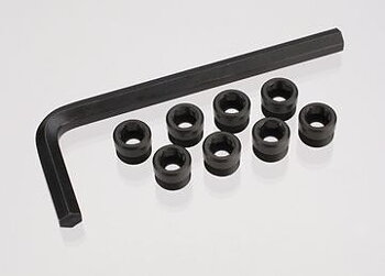 Aluminium cap for pivot balls