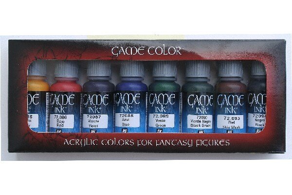 VALLEJO 72296 SET 8 GAME COLOR INKS