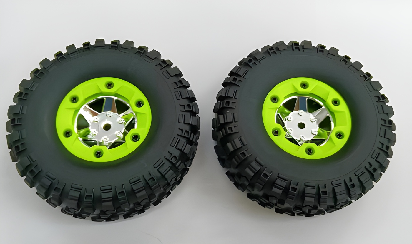 WLToys Däck & Fälg Höger Grön (2)