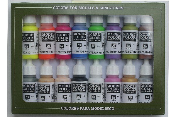 VALLEJO 70112 MODEL COLOR SET:WARGAMES SPECIAL (16)