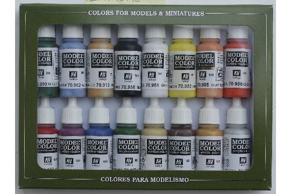 VALLEJO 70140 MODEL COLOR SET: U.S.A. BASICS (16)