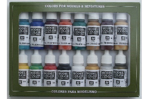 VALLEJO 70142 MODEL COLOR SET: ANCIENT/MEDIEVAL (16)