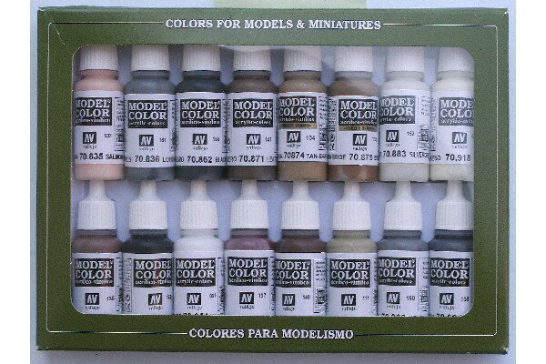 VALLEJO 70144 MODEL COLOR SET: EQUESTRIAN (16)