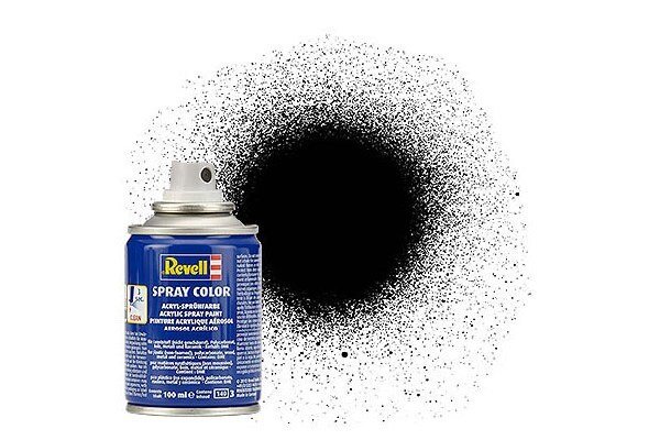 Revell 34302 Spray black silk 100 ml.
