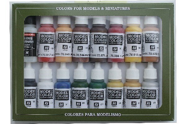 VALLEJO 70148 MODEL COLOR SET:AMERICAN REVOLUTION (16)