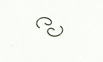 Wrist pin retainers
