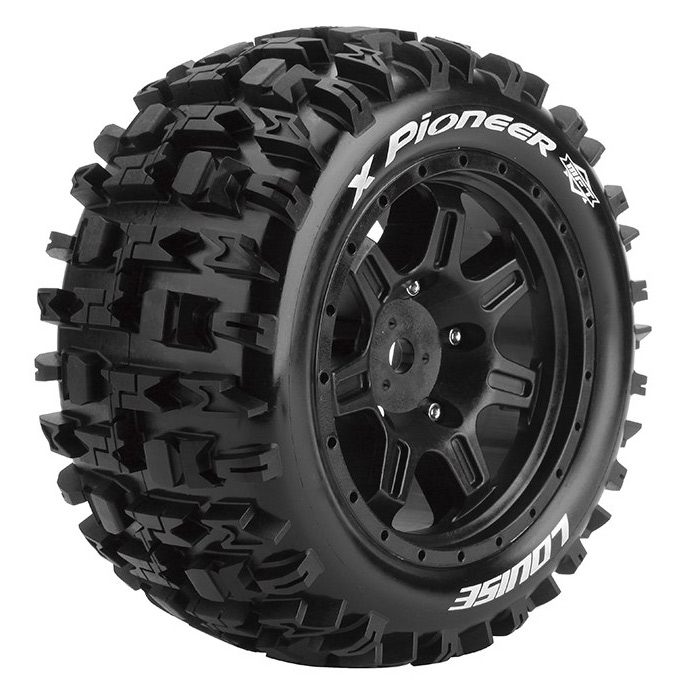 LOUISE RC WORLD LT3296BM Däck & Fälg X-PIONEER Kraton 8S (MFT) (2)