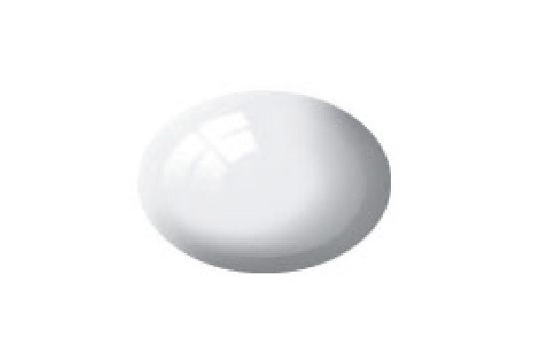 Revell 36104 Gloss White (RAL 9010) Aqua Color Acrylic - 18ml