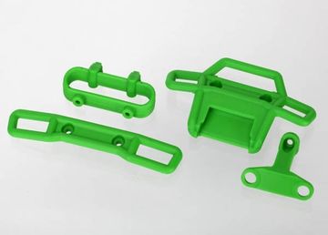 Bumper, front (1), rear (1)/ bumper support, front (1), rear