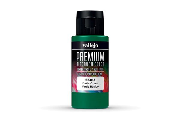 VALLEJO 62013 Basic Green, - Premium 60ml.