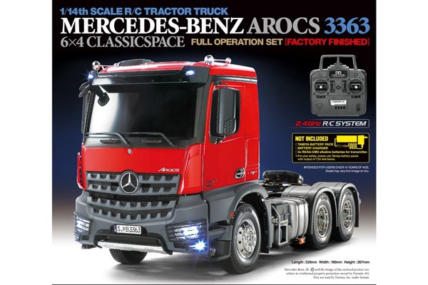 Tamiya 23802 1:14 R/C Full Option - Mercedes-Benz Arocs 3363 6x
