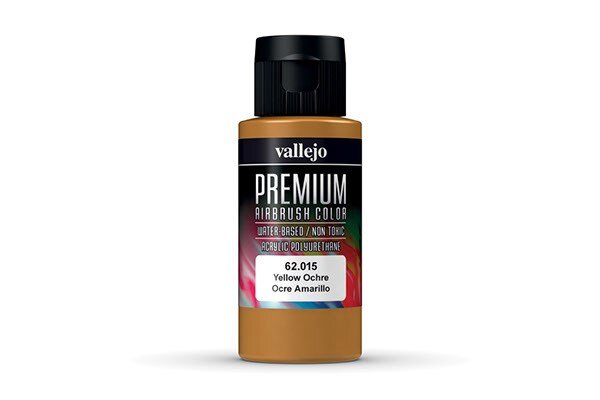VALLEJO 62015 Yellow Ochre, - Premium 60ml.