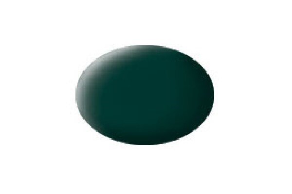 Revell 36140 Matt Black-Green Aqua Color Acrylic - 18ml