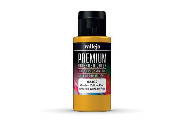 VALLEJO 62032 Gondel Yellow Fluo, - Premium 60ml.