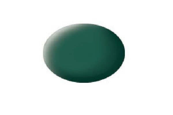 Revell 36148 Matt Sea Green (RAL 6028)Aqua Color Acrylic 18ml