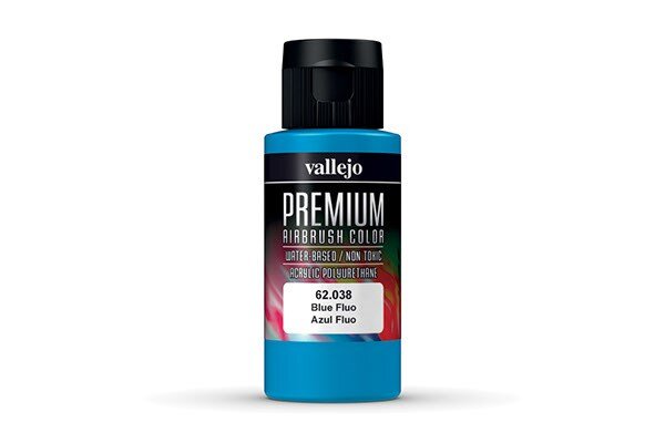 VALLEJO 62038 Blue Fluo, - Premium 60ml.