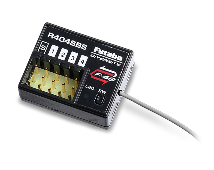 Futaba T10XCR Lever Radio F-4G, T-FHSS SR, T-FHSS, S-FHSS - R404SBS - 3
