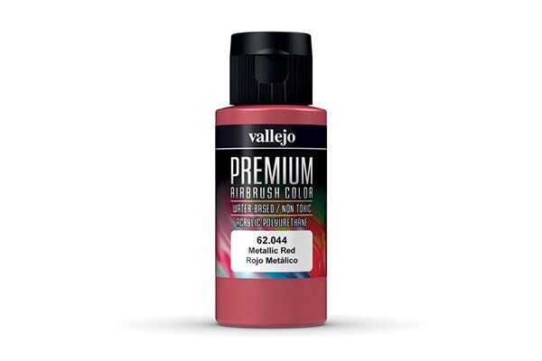 VALLEJO 62044 Metallic Red, - Premium 60ml.