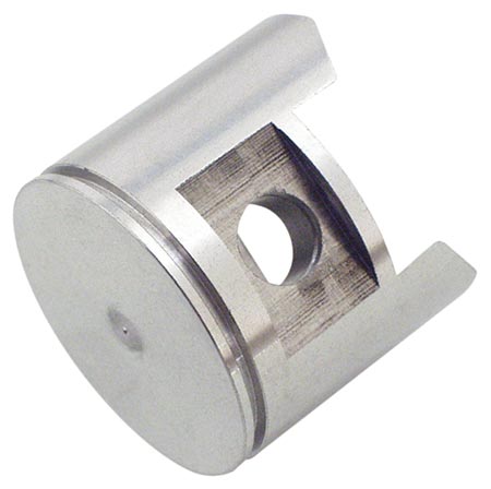 Piston side exhaust