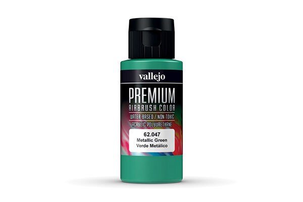 VALLEJO 62047 Metallic Green, - Premium 60ml.
