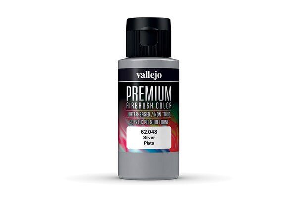 VALLEJO 62048 Silver, - Premium 60ml.