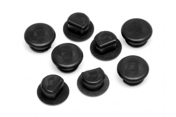 HPI HP86664 Rubber Cap 6X5Mm (8Pcs)