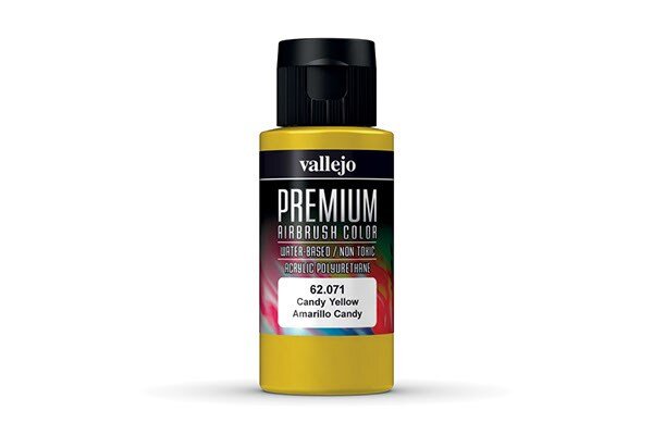 VALLEJO 62071 Candy Yellow, - Premium 60ml.