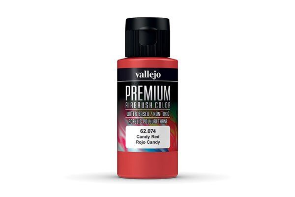 VALLEJO 62074 Candy Red, - Premium 60ml.