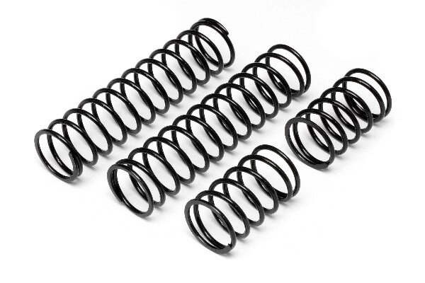 HPI HP86762 Shock Spring 23X155X2.4Mm 17.5 Coils (Black/2Pcs)