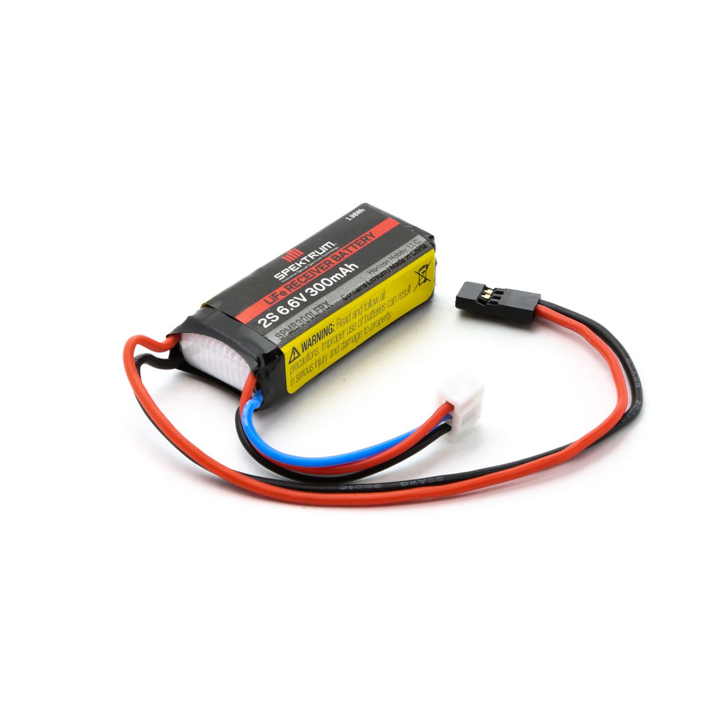 Spektrum 300mAh 2S 6.6V Li-Fe Receiver Battery