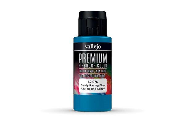 VALLEJO 62076 Candy Racing Blue, - Premium 60ml.