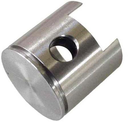 Piston side exhaust
