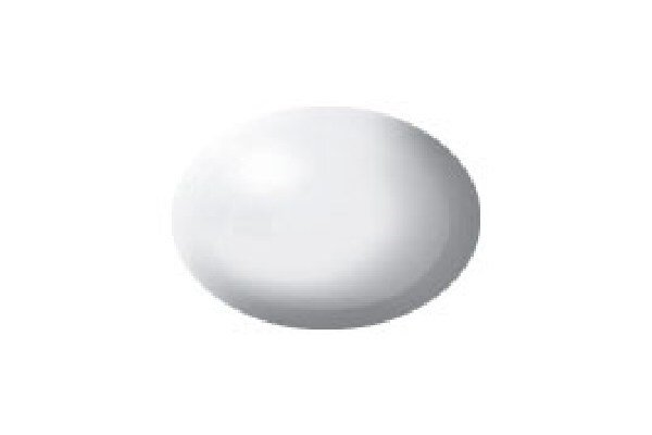 Revell 36301 Silk White (RAL 9010) Aqua Color Acrylic - 18ml