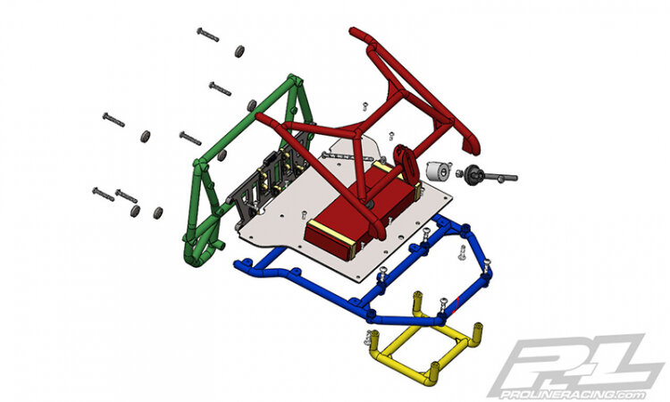 Proline Störtbur Pro-Line Cab Only Crawler Kaross - 9