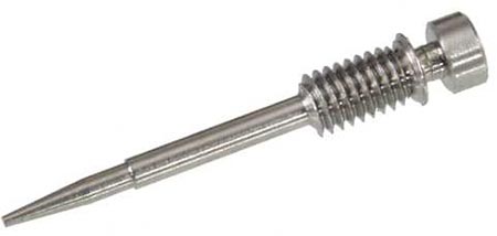 Low speed needle valve
