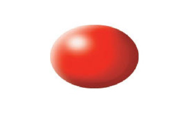 Revell 36332 Silk Lum. Red (RAL 3026) Aqua Color Acrylic 18ml