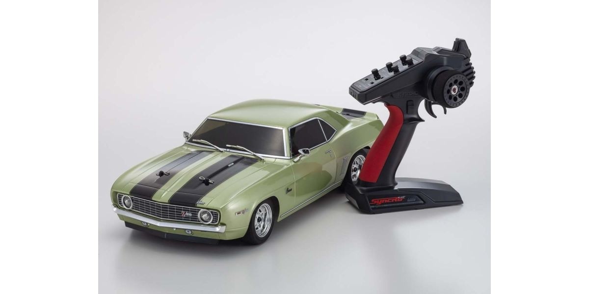 Kyosho 34418T2B Kyosho Fazer MK2 Chevy Camaro Z28 1969 Frost Green 1:10 Readyset