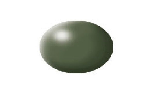 Revell 36361 Silk Olive Green (RAL 6003) Aqua Color - 18ml